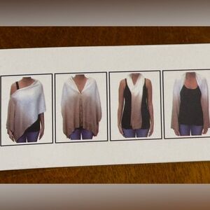 Chic Cream Women's Poncho